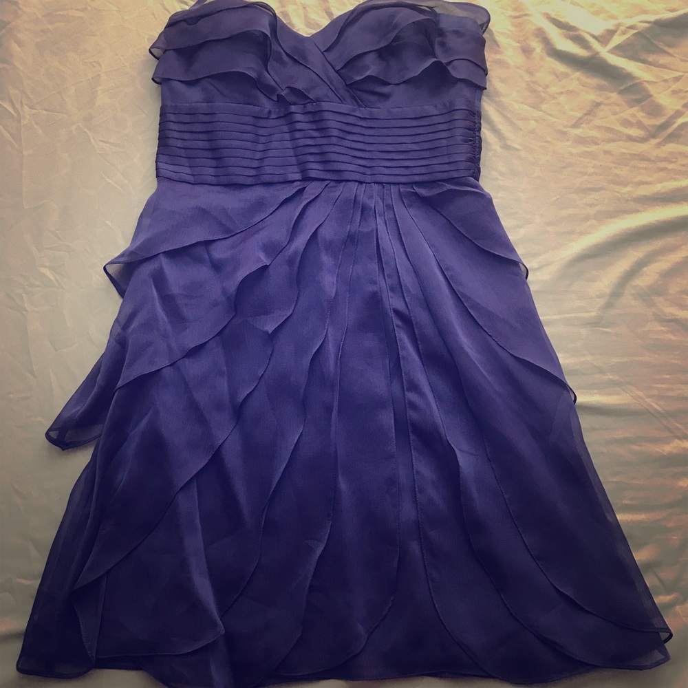 Cache royal blue cocktail dress.
